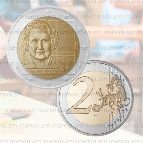  2 euro - Maria Montessori - Italia - 2020 - UNC 