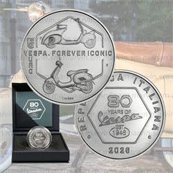 5 Euro - 80° Anniversario della Vespa - Italia - 2026 - AG FDC