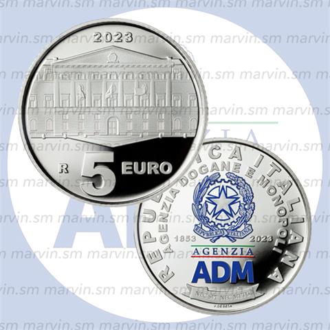  5 euro - ADM - Italia - 2023 - Argento FS 