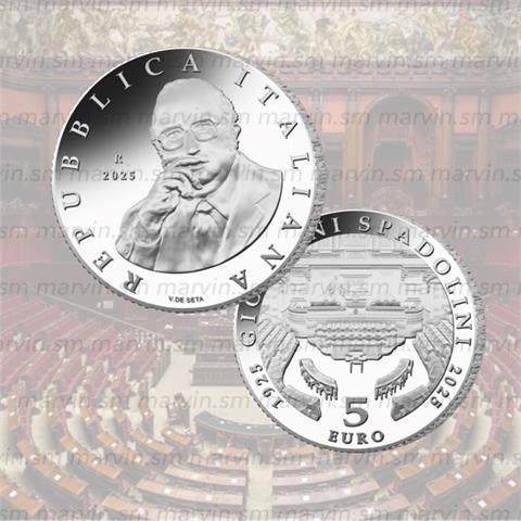  5 Euro – Giovanni Spadolini – Italia – 2025 – Ag - FS 