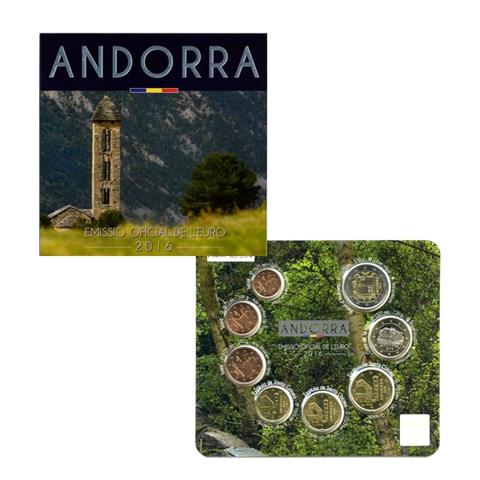  2016 - Andorra - Coin Set BU 