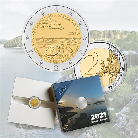  2 euro - Aland islands - Finland - 2021 - PROOF 