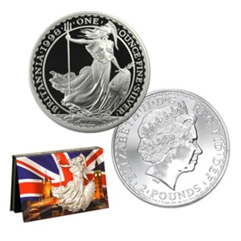  1998 - Great Britain - 1 Ounce Silver BU 