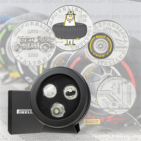  Trittico – Pirelli – Italia – 2022 – AG FDC – 3x 5 euro 
