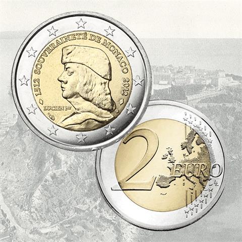  2 euro - Sovereignty - Monaco - 2012 - UNC 