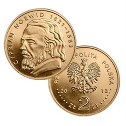 2013 poland 2 zloty bu cyprian norwid
