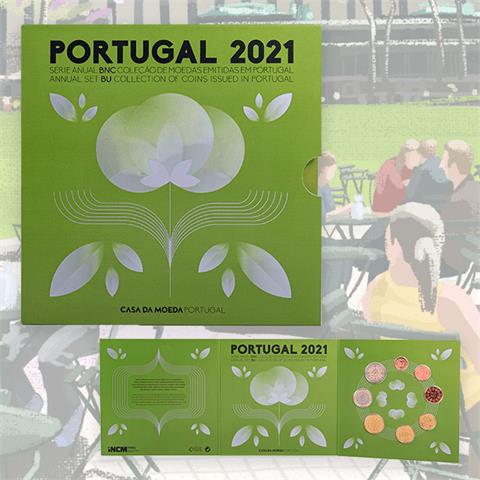  Euro coin set - Portugal - 2021 - 8 coins - BU 