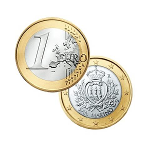  2013 - San Marino - 1 € Moneta di Circolazione - Stemma Ufficiale della Repubblica 