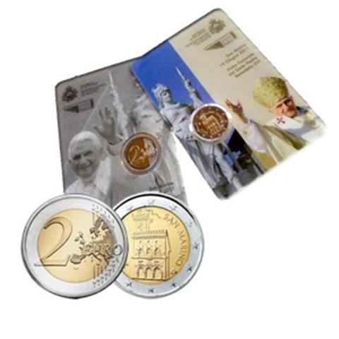  2011 - San Marino - 2 € Moneta di Circolazione blister 