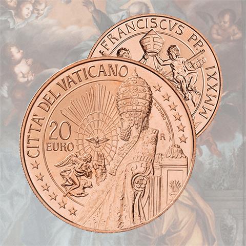  20 Euro - Vaticano - 2021 - Rame - FDC 