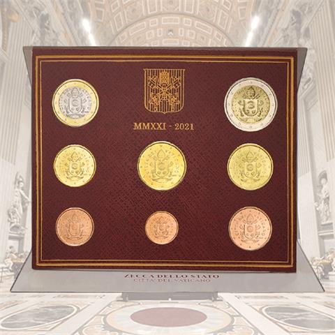  Euro Coin Set - Vatican - 2021 - 8 coins - BU 