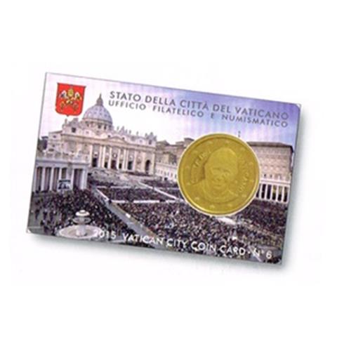  2015 - Vatican - 50 cent Coincard 