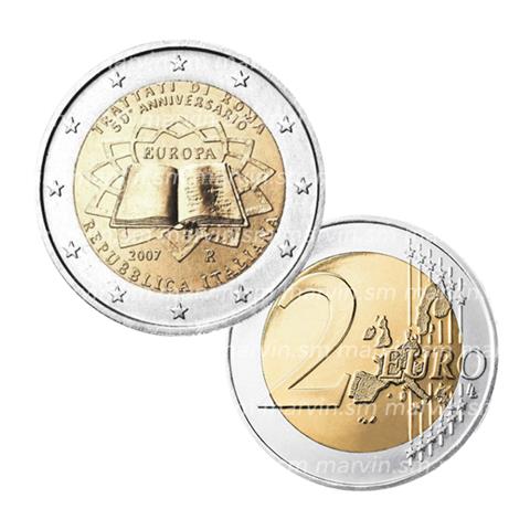2 euro - Treaty of Rome - Italy - 2007 - UNC