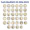 2 Euro BUNDLE - San Marino  - Anno 2004 - 2025  in Monete Euro