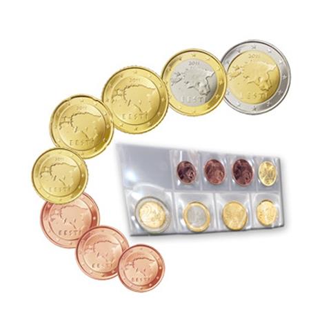  EURO SET - Estonia - 2011 - 8 monete - Blister 