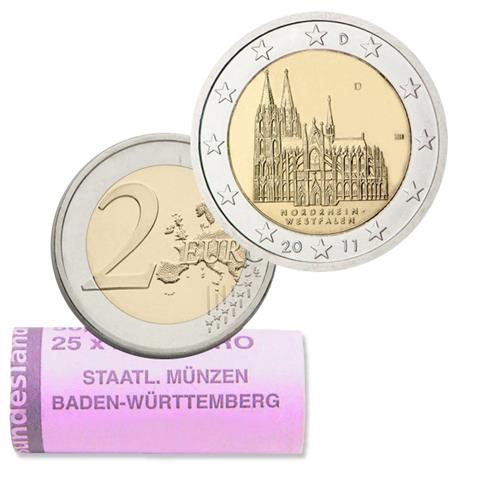 2011 - Germany - 2 € in roll (25 coins) 