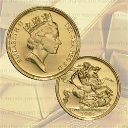 Gran Bretagna - 1 Sterlina - Elisabetta II - 1985 - Au - FS