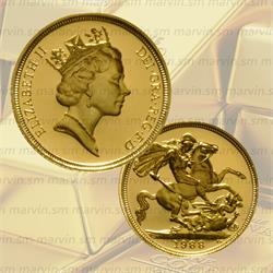 Gran Bretagna - 1 Sterlina - Elisabetta II - 1988 - Au - FS