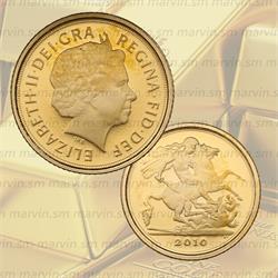 Gran Bretagna - 1/4 Sterlina - Elisabetta II - 2010 - Au 