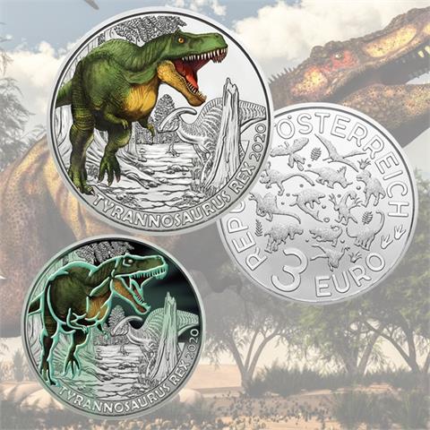  2020 – Austria – 3€ FDC “Tyrannosauro Rex” 