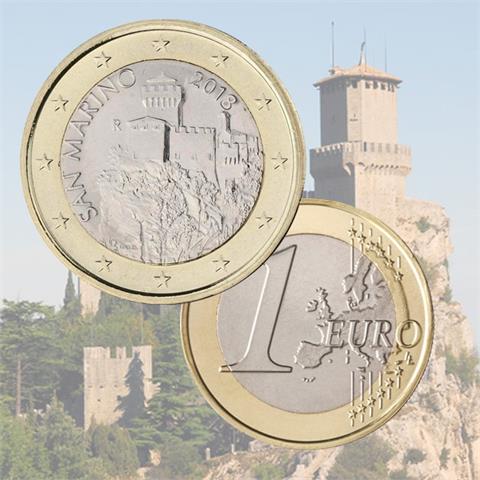  2018 - San Marino - 1€ Circulating 
