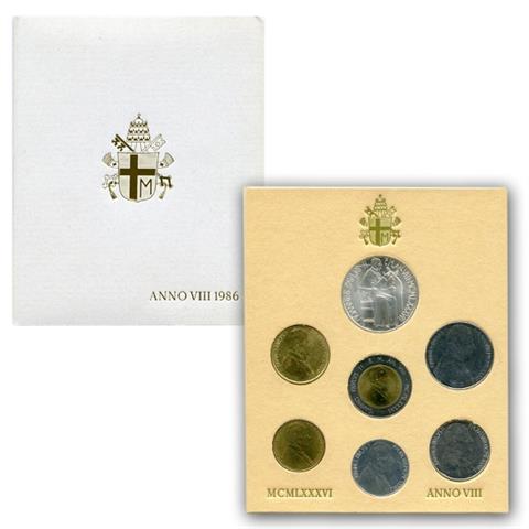  1986 – Vatican – Coin Set BU 
