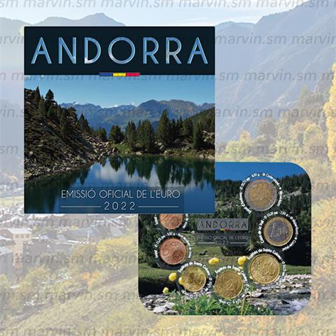  Serie Euro - Andorra - 2022 - 8 monete - FDC 