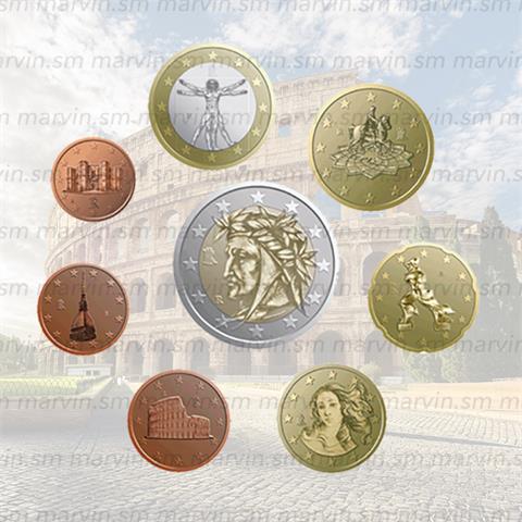  Serie Euro - Italia - 2025 - 8 monete - FDC 