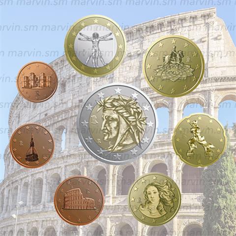  Serie Euro - Italia - 2026 - 8 monete - FDC 