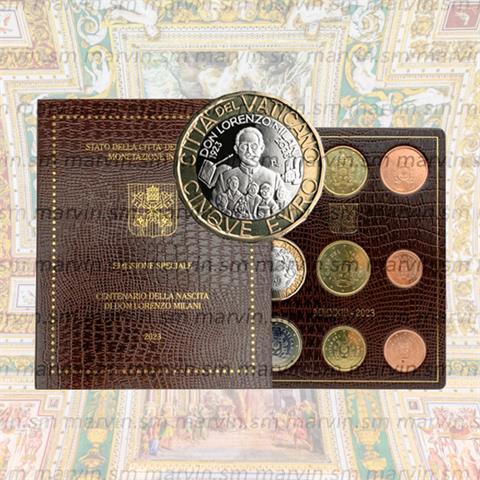  Serie Euro - Vaticano - 2023 - 9 monete - FDC 