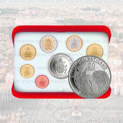  Serie Euro con 20 euro AG - Vaticano - 2024 - FS 