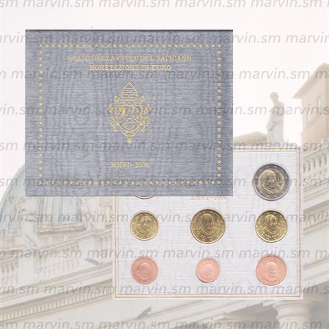  Euro Set - Vatican - 2006 - 8 coins - BU  