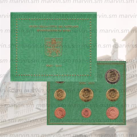  Serie Euro - Vaticano - 2010 - 8 monete - FDC 