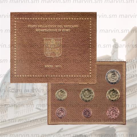  Serie Euro - Vaticano - 2011 - 8 monete - FDC 