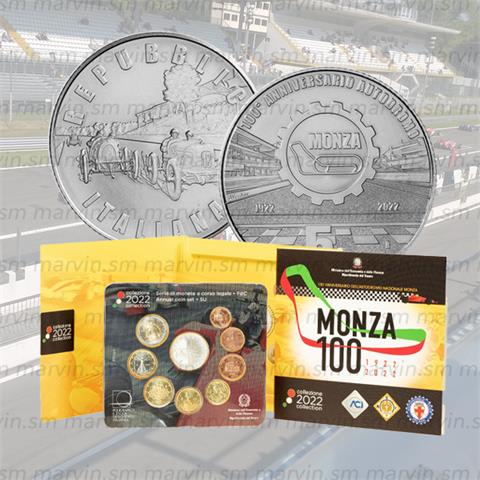  Serio Euro - Monza - Italia - 2022 - 9 monete - FDC 
