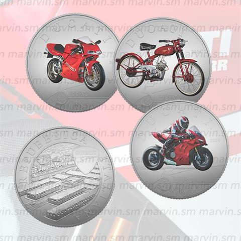  Trittico - Ducati - 3x 5 euro - Italia - 2024 - AG FDC 