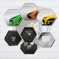 Triptych – Lamborghini – 3x 5 Euro Italy – 2025 – Silver BU