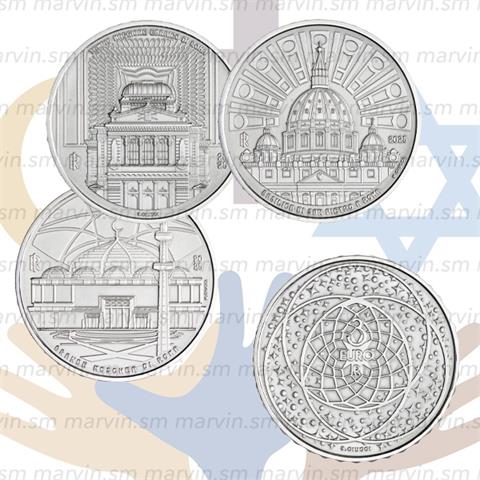  Trittico – Religioni Monoteiste – 3x 3 Euro – Italia – 2025 – AG FDC 