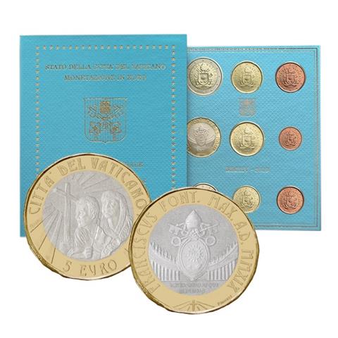  2019 – Vatican – Coin Set BU with 5€ “World Youth Day in Panama” 