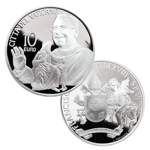  10 euro - Papa Giovanni Paolo I - Vaticano - 2018 - AG FS 