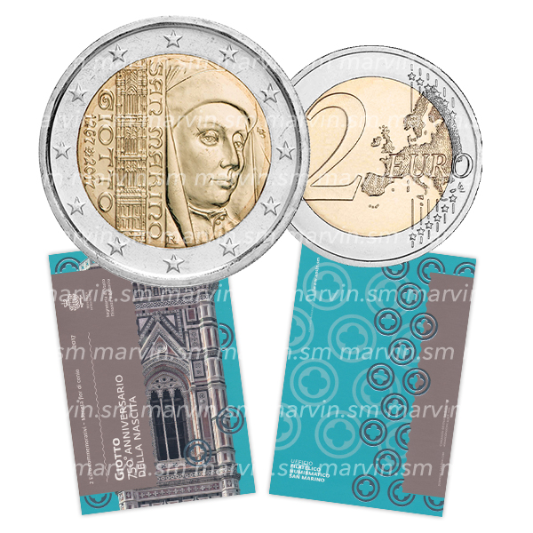 2 Euro Giotto San Marino 2017 Bu