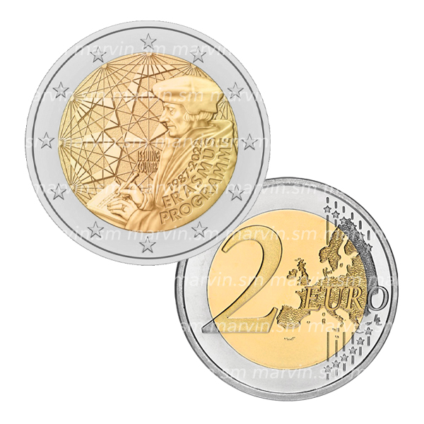 2022 Estonia 2 Euro Commemorative Coin – 35 Years Of Erasmus Programme – UNC-627419
